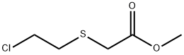 (2-Chloroethylthio)acetic acid methyl ester Struktur