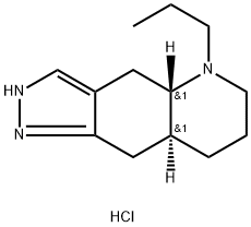 (+/-)QUINPIROLE 2HCL Struktur