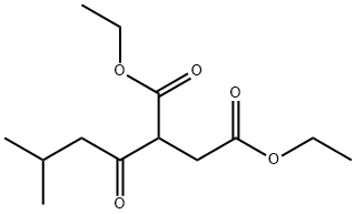 2-(3-METHYL-BUTYRYL)-SUCCINIC ACID DIETHYL ESTER Struktur