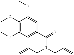 N,N-Diallyl-3,4,5-trimethoxybenzamide Struktur