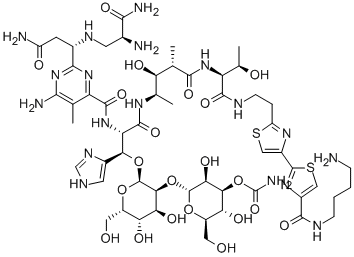 N1-(4-Aminobutyl)bleomycinamide Struktur