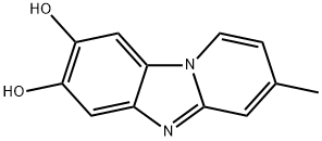 Pyrido[1,2-a]benzimidazole-7,8-diol, 3-methyl- (9CI) Struktur