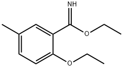 Benzenecarboximidic acid, 2-ethoxy-5-methyl-, ethyl ester (9CI) Struktur