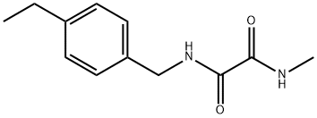 Ethanediamide, N-[(4-ethylphenyl)methyl]-N-methyl- (9CI) Struktur