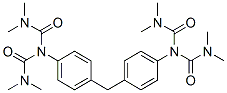 3,3'-[Methylenebis(4,1-phenylene)]bis(1,1,5,5-tetramethylbiuret) Struktur