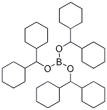 Tris(dicyclohexylmethoxy)borane Struktur