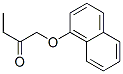 1-(1-Naphtyloxy)-2-butanone Struktur