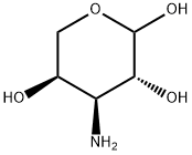 L-Arabinopyranose, 3-amino-3-deoxy- (9CI) Struktur