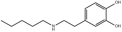 1,2-Benzenediol, 4-[2-(pentylamino)ethyl]- (9CI) Struktur