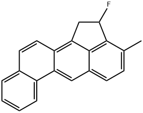 Benz(j)aceanthrylene, 1,2-dihydro-2-fluoro-3-methyl- Struktur