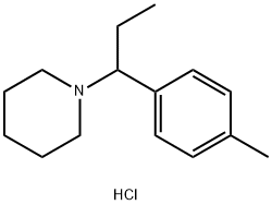 1-(1-(p-Tolyl)propyl)piperidine hydrochloride Struktur