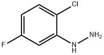 HYDRAZINE,(2-CHLORO-5-FLUOROPHENYL)- Struktur