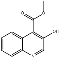 4-Quinolinecarboxylicacid,3-hydroxy-,methylester(9CI) Struktur