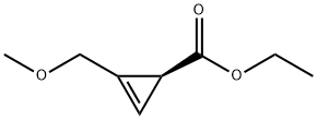 2-Cyclopropene-1-carboxylicacid,2-(methoxymethyl)-,ethylester,(1S)-(9CI) Struktur