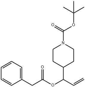 1-Boc-4-(1-phenylacetoxyallyl)piperidine Struktur