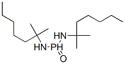 Bis[(1,1-dimethylhexyl)amino]phosphine oxide Struktur