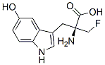 alpha-(fluoromethyl)-5-hydroxytryptophan Struktur