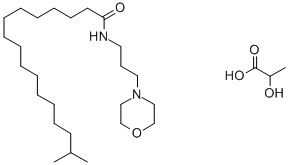 HEPTADECANAMIDE,16-METHYL-N-(3-MORPHOLINOPROPYL)-,LACTATE Struktur