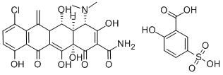 MECLOCYCLINE SULFOSALICYLATE SALT Struktur