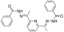 1,1'-(2,6-Pyridinediyl)bis(ethanone benzoylhydrazone) Struktur