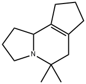 2,3,5,6,7,8,9,9b-Octahydro-5,5-dimethyl-1H-cyclopent[g]indolizine Struktur