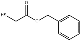 Mercaptoacetic acid benzyl ester Struktur