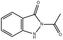 2-Acetyl-1H-indazole-3(2H)-one Struktur