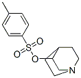 8-(4-methylphenyl)sulfonyloxy-1-azabicyclo[2.2.2]octane Struktur