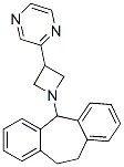 1-[10,11-Dihydro-5H-dibenzo[a,d]cyclohepten-5-yl]-3-(pyrazin-2-yl)azetidine Struktur