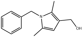 1-BENZYL-3-(HYDROXYMETHYL)-2,5-DIMETHYLPYRROLE Struktur