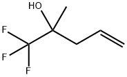 4-METHYL-5,5,5-TRIFLUOROPENT-1-EN-4-OL Struktur