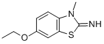 6-ETHOXY-3-METHYL-3H-BENZOTHIAZOL-2-YLIDENEAMINE Struktur