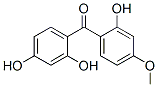 2,2',4-trihydroxy-4'-methoxybenzophenone Struktur