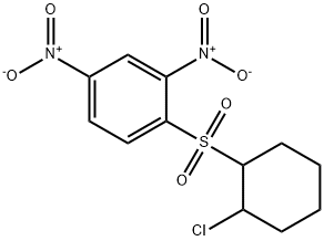 (2-Chlorocyclohexyl)(2,4-dinitrophenyl) sulfone Struktur