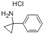 1-PHENYL-CYCLOPROPYLAMINE HYDROCHLORIDE Struktur