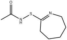 Acetamide,  N-[(3,4,5,6-tetrahydro-2H-azepin-7-yl)thio]- Struktur