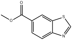 6-Benzothiazolecarboxylicacid,methylester(9CI) Struktur