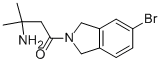 3-AMINO-1-(5-BROMOISOINDOLIN-2-YL)-3-METHYLBUTAN-1-ONE Struktur