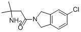 3-AMINO-1-(5-CHLOROISOINDOLIN-2-YL)-3-METHYLBUTAN-1-ONE Struktur