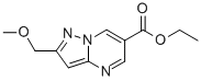 ETHYL 2-(METHOXYMETHYL)PYRAZOLO[1,5-A]PYRIMIDINE-6-CARBOXYLATE Struktur