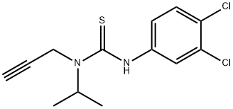 1-(3,4-Dichlorophenyl)-3-isopropyl-3-(2-propynyl)thiourea Struktur