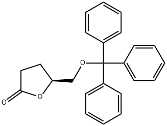 (S)-(+)-GAMMA-(TRITYLOXYMETHYL)-GAMMA-BUTYROLACTONE Struktur