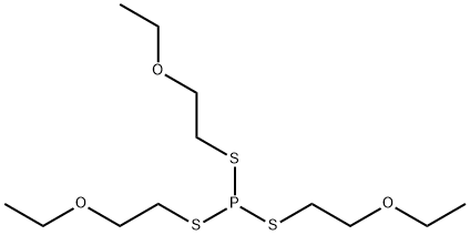 Trithiophosphorous acid tris(2-ethoxyethyl) ester Struktur