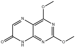 2,4-Dimethoxy-7-oxo-7,8-dihydropteridin Struktur