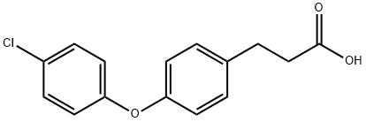 3-(4-(4-CHLOROPHENOXY)PHENYL)PROPANOIC ACID Struktur