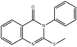 2-(Methylthio)-3-phenylquinazolin-4(3H)-one Struktur