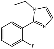 1-ETHYL-2-(2-FLUORO-PHENYL)-1H-IMIDAZOLE Struktur