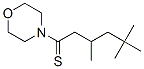 4-(3,5,5-Trimethyl-1-thioxohexyl)morpholine Struktur