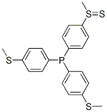 Tris[4-(methylthio)phenyl]phosphine sulfide Struktur