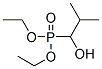 1-Hydroxy-2-methylpropylphosphonic acid diethyl ester Struktur